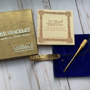 Vintage Charles Revson for Cartier Love Bracelet